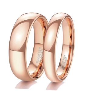 ♥ Класически позлатени халки Rose Gold с опция за гравиране ♥